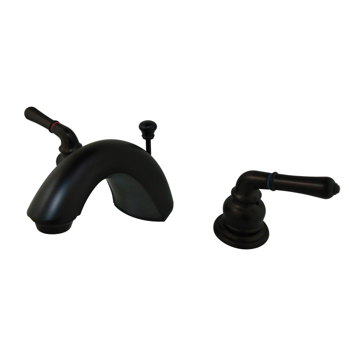 Widespread Bathroom Faucet with Pop-Up Drain in Oil Rubbed Bronze