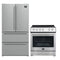 Forno 2-Piece Appliance Package - 30-Inch Electric Range and 36-Inch French Door Refrigerator in Stainless Steel (FBDL-003-05US)
