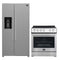 Forno 2-Piece Appliance Package - 30-Inch Electric Range and 36-Inch Side by Side Refrigerator with Water Dispenser in Stainless Steel (FBDL-003-06US)