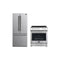Forno 2-Piece Appliance Package - 30-Inch Electric Range and 30-Inch French Door Refrigerator in Stainless Steel (FBDL-003-07US)