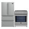 Forno 2-Piece Appliance Package - 30-Inch Induction Range and 36-Inch French Door Refrigerator in Stainless Steel (FBDL-014-03CAUS)