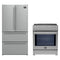 Forno 2-Piece Appliance Package - 30-Inch Induction Range and 36-Inch French Door Refrigerator in Stainless Steel (FBDL-014-03CAUS)