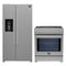 Forno 2-Piece Appliance Package - 30-Inch Induction Range and 36-Inch Side by Side Refrigerator with Water Dispenser in Stainless Steel (FBDL-014-04CAUS)