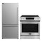 Forno 2-Piece Appliance Package - 30-Inch Induction Range and 31-Inch Refrigerator, Left Hinge in Stainless Steel (FBDL-015-02CAUS)