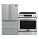Forno 2-Piece Appliance Package - 30-Inch Induction Range and 36-Inch French Door Refrigerator in Stainless Steel (FBDL-015-03CAUS)