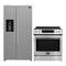 Forno 2-Piece Appliance Package - 30-Inch Induction Range and 36-Inch Side by Side Refrigerator with Water Dispenser in Stainless Steel (FBDL-015-04CAUS)