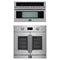 Forno 2-Piece Appliance Package - 30-Inch Single Wall Oven and 30-Inch Microwave in Stainless Steel (FBDL-025-01CAUS)