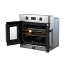 Forno 2-Piece Appliance Package - 30-Inch Asti French Door Electric Wall Oven & 30-Inch Microwave Oven in Stainless Steel