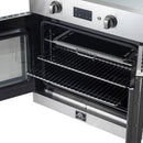 Forno 2-Piece Appliance Package - 30-Inch Single Wall Oven and 30-Inch Microwave in Stainless Steel (FBDL-025-01CAUS)