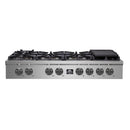 Forno 2-Piece Appliance Package - 48-Inch Spezia Gas Rangetop & French Door Double Wall Oven in Stainless Steel