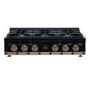 Forno Valente 36-Inch Gas Cooktop / Rangetop with 6 Sealed Burners & 71,000 BTU in Black (FCTGS5799-36CPBLK)
