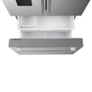 Cosmo 4-Piece Appliance Package - 36-Inch Gas Range, Island Mount Range Hood, Dishwasher and Refrigerator with Water Dispenser in Stainless Steel (COS-4PKG-663)