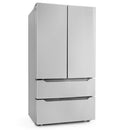 Cosmo 4Piece Appliance Package - 48-Inch Double Oven Gas Range, Under Cabinet Range Hood, Dishwasher and Refrigerator in Stainless Steel (COS-4PKG-122)