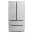 Cosmo 4-Piece Appliance Package - 36-Inch Gas Range, Island Range Hood, Dishwasher, and Refrigerator in Stainless Steel (COS-4PKG-057)