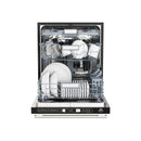 Forno 3-Piece Appliance Package - 36-Inch Marco Gas Range, French Door Refrigerator, & Dishwasher in Stainless Steel (FBDL-009-01CAUS)