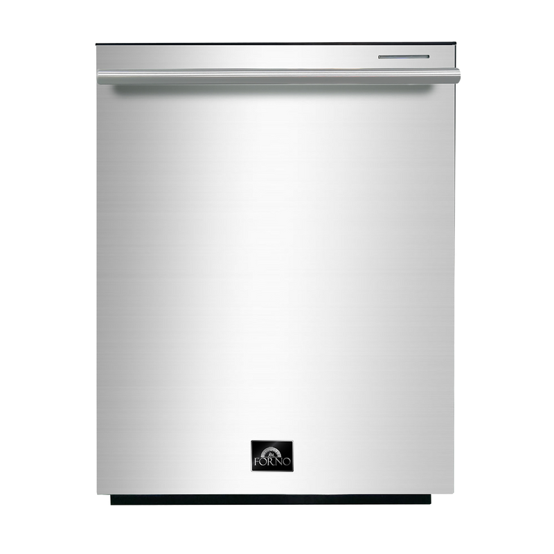 Forno 3-Piece Appliance Package - 30-Inch Induction Range, Refrigerator with Water Dispenser, and Dishwasher in Stainless Steel