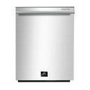 Forno 5-Piece Appliance Package - 30-Inch Gas Range, Under Cabinet Range Hood,  French Door Refrigerator, Dishwasher, and  Microwave Drawer in Stainless Steel