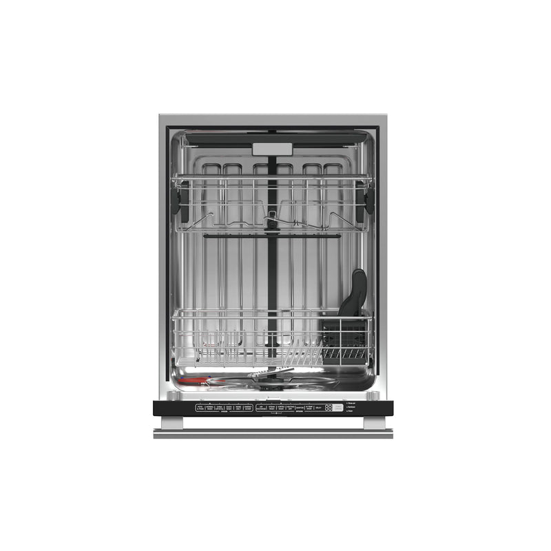 Forno Pozzo 24-Inch Built-In Dishwasher with Top Control and Third Rack, 49 dBA, in Stainless Steel (FDWBI8067-24S)