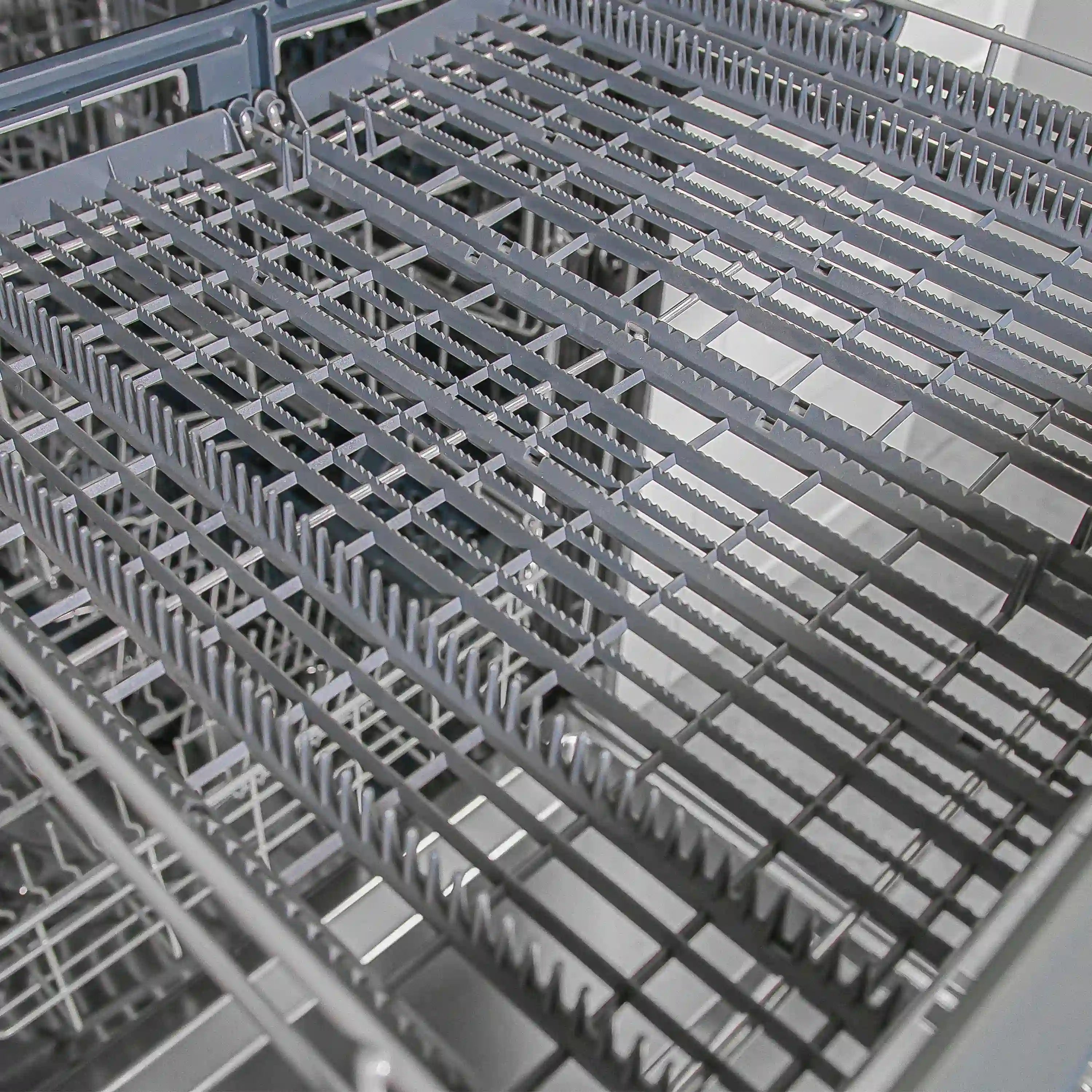 Air fryer cooking rack with grid holes in stainless steel