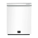 Forno Espresso 3-Piece Appliance Package - 30-Inch Induction Range, Refrigerator with Water Dispenser and Dishwasher in White with Stainless Steel Trim