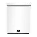 Forno 3-Piece Appliance Package - 30-Inch Leonardo Espresso Electric Range, Refrigerator, & Dishwasher in White with Stainless Steel Handle (FBDL-007-03US)