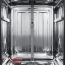 Forno 5-Piece Appliance Package - 30-Inch Gas Range, Under Cabinet Range Hood, Refrigerator, Dishwasher, and 30-Inch Microwave Drawer in White with Antique Brass Trim