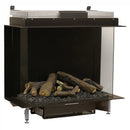 Dimplex Faber e-MatriX 39-Inch Electric Firebox, Three-sided, Bay with e-MatriX (FEF3226L3)
