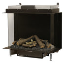 Dimplex Faber e-MatriX 39-Inch Electric Firebox, Three-sided, Bay with e-MatriX (FEF3226L3)