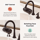 Canopy Faucet Filter with Micro Mesh and Activated Carbon Block