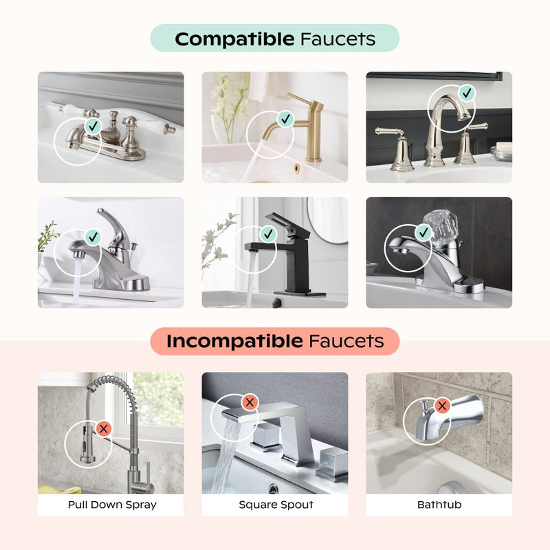 Canopy Faucet Filter with Micro Mesh and Activated Carbon Block
