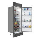 Forno Maderno 28-Inch Built-In 13.6 Cu. Ft. Convertible Refrigerator in Stainless Steel, Right Swing with Decorative Grille (FFFFD1722-32RSG)