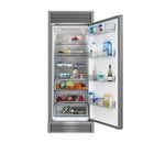 Forno Maderno 28-Inch Built-In 13.6 Cu. Ft. Convertible Refrigerator in Stainless Steel, Right Swing with Decorative Grille (FFFFD1722-32RSG)
