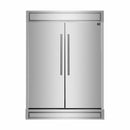 Forno 2-Piece Appliance Package - 48-Inch Gas Range and 60-Inch Built-In Refrigerator in Stainless Steel