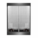 Forno 5-Piece Appliance Package - 48-Inch Dual Fuel Range, 60-Inch Refrigerator, Wall Mount Hood, 24-Inch Microwave Oven, & Dishwasher in Stainless Steel