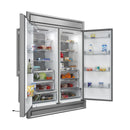 Forno Maderno 60-Inch 27.2 Cu. Ft. Built-In Convertible Refrigerator and Freezer in Stainless Steel with Modern Trim (FFFFD1722-60S)