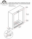 Forno 2-Piece Appliance Package - 48-Inch Gas Range and 60-Inch Built-In Refrigerator in Stainless Steel