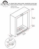 Forno 5-Piece Appliance Package - 48-Inch Dual Fuel Range, 60-Inch Refrigerator, Wall Mount Hood, 24-Inch Microwave Oven, & Dishwasher in Stainless Steel