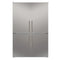 Forno Custodia 48-Inch Bottom Freezer Refrigerator with 20.6 Cu. Ft. Total No frost, Fast Cool & Fast Freeze in Stainless Steel (FFFFD1766-48S)