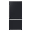 Forno 2-Piece Appliance Package - 30-Inch Gas Range & Refrigerator in Black with Antique Brass Trim