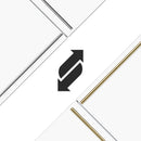 Forno Milano Espresso 31-Inch 17.2 cu. ft. Refrigerator and Bottom Freezer in White with Stainless Steel Handles, Right Hinge (FFFFD1785-31WHT)