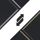 Forno Milano Espresso Package - 62-Inch, 34.4 cu. ft. Refrigerators with Bottom Freezers in Black with Antique Brass Handle (FFFFD1787-60BLK)