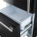 Forno 2-Piece Appliance Package - 30-Inch Slide-In Induction Range and 31-Inch Bottom Freezer Door Refrigerator in Black with Stainless Steel Handle (FBDL-014-12CAUS)