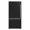 Forno Milano Espresso 31-Inch 17.2 cu. ft. Bottom Freezer Door Refrigerator in Black with Stainless Steel Handle (FFFFD1786-31BLK)