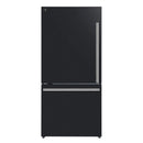 Forno 2-Piece Appliance Package - 30-Inch Slide-In Induction Range and 31-Inch Bottom Freezer Door Refrigerator in Black with Stainless Steel Handle (FBDL-014-12CAUS)