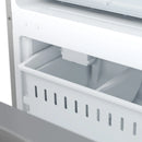 Forno Milano Espresso 31-Inch 17.2 cu. ft. Refrigerator and Bottom Freezer in Stainless Steel, Left Hinge (FFFFD1786-31S)