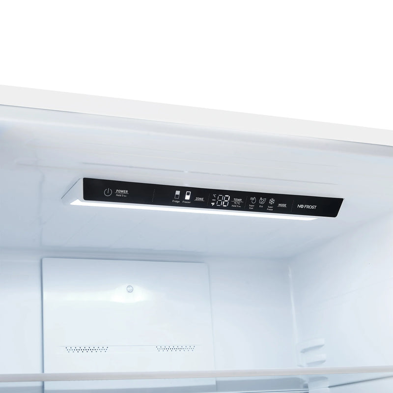 Forno 2-Piece Appliance Package - 30-Inch Induction Range and 31-Inch Refrigerator, Left Hinge in White with Antique Brass Handle (FBDL-015-07CAUS)