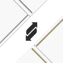 Forno Milano Espresso 31-Inch 17.2 cu. ft. Refrigerator and Bottom Freezer in White with Stainless Steel Handle, Left Hinge (FFFFD1786-31WHT)