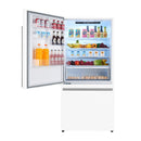 Forno 2-Piece Appliance Package - 30-Inch Electric Range and 31-Inch Refrigerator, Left Hinge in White with Stainless Steel Handle (FBDL-003-08US)