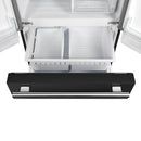 Forno 2-Piece Appliance Package - 30-Inch Electric Range and 30-Inch French Door Refrigerator in Black with Stainless Steel Handle (FBDL-003-15US)