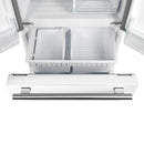 Forno 2-Piece Appliance Package - 30-Inch Electric Range and 30-Inch Refrigerator in White with Antique Brass Handle (FBDL-003-11US)